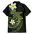 Aloha Hammerhead Shark Family Matching Off Shoulder Short Dress and Hawaiian Shirt Lime Rickey Hawaiian Kakau Tribal Tattoo