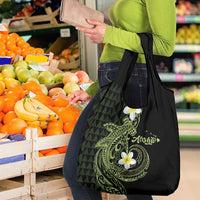 Aloha Hammerhead Shark Grocery Bag Lime Rickey Hawaiian Kakau Tribal Tattoo