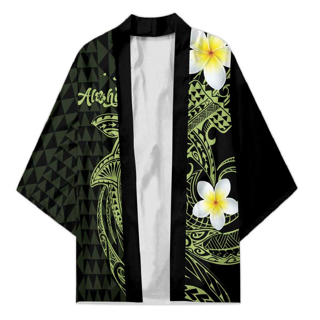 Aloha Hammerhead Shark Kimono Lime Rickey Hawaiian Kakau Tribal Tattoo - Polynesian Pride