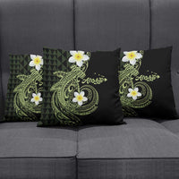 Aloha Hammerhead Shark Pillow Cover Lime Rickey Hawaiian Kakau Tribal Tattoo - Polynesian Pride