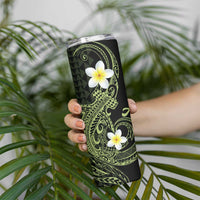 Aloha Hammerhead Shark Skinny Tumbler Lime Rickey Hawaiian Kakau Tribal Tattoo