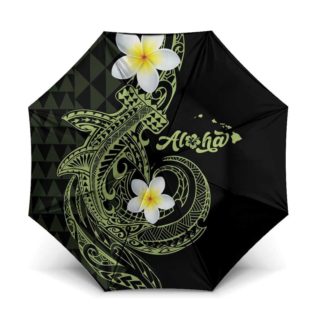 Aloha Hammerhead Shark Umbrella Lime Rickey Hawaiian Kakau Tribal Tattoo - Polynesian Pride