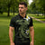 Aloha Hammerhead Shark Zipper Polo Shirt Lime Rickey Hawaiian Kakau Tribal Tattoo - Polynesian Pride