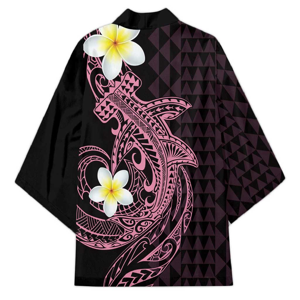 Aloha Hammerhead Shark Kimono Vivacious Pink Hawaiian Kakau Tribal Tattoo - Polynesian Pride