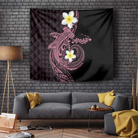 Aloha Hammerhead Shark Tapestry Vivacious Pink Hawaiian Kakau Tribal Tattoo