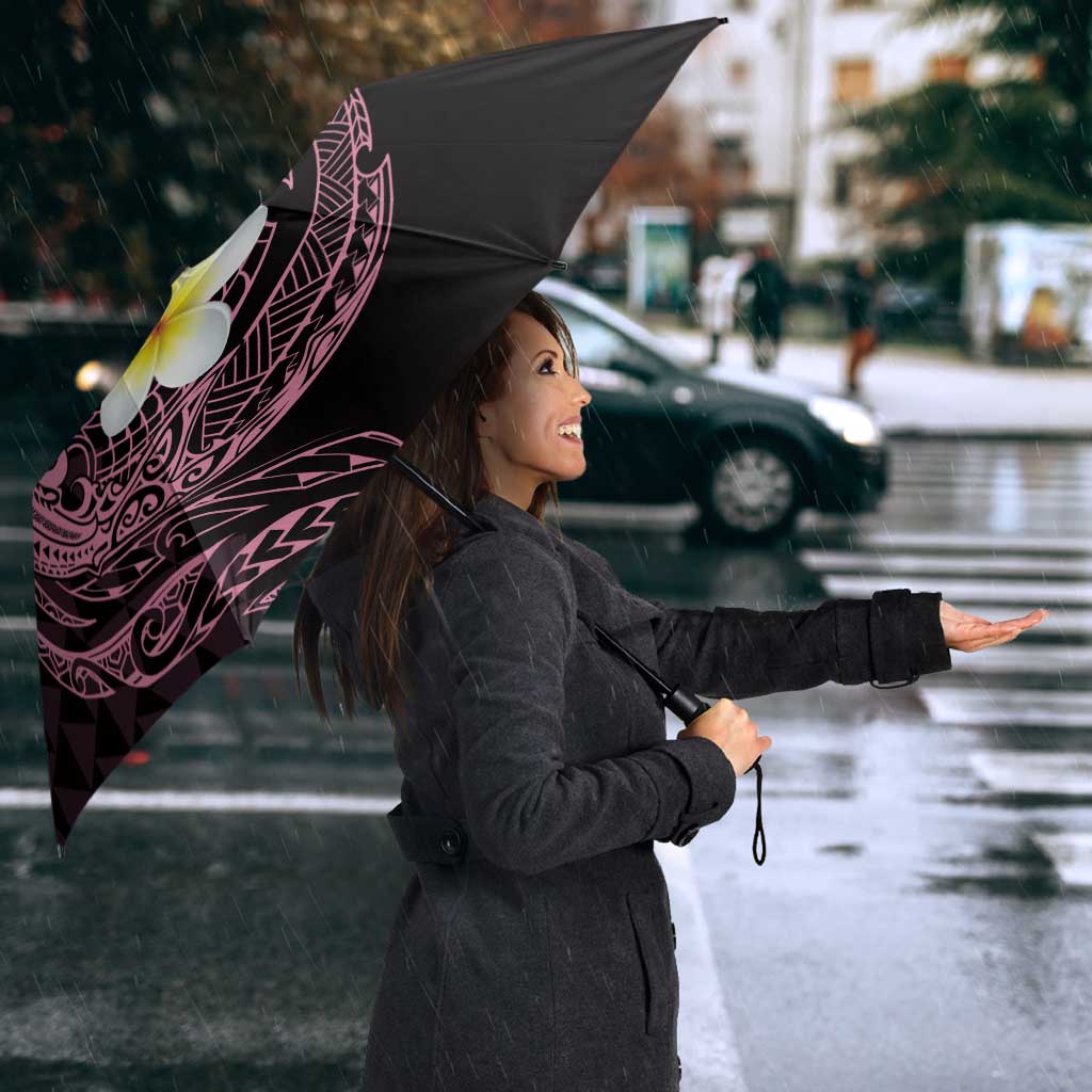 Aloha Hammerhead Shark Umbrella Vivacious Pink Hawaiian Kakau Tribal Tattoo - Polynesian Pride