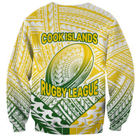 The Kuki's Cook Islands Rugby Sweatshirt Be Unique Vibe White LT9 - Polynesian Pride