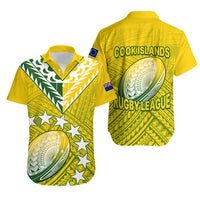 The Kuki's Cook Islands Rugby Hawaiian Shirt Be Unique Vibe Yellow LT9 Yellow - Polynesian Pride