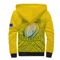 The Kuki's Cook Islands Rugby Sherpa Hoodie Be Unique Vibe Yellow LT9 - Polynesian Pride