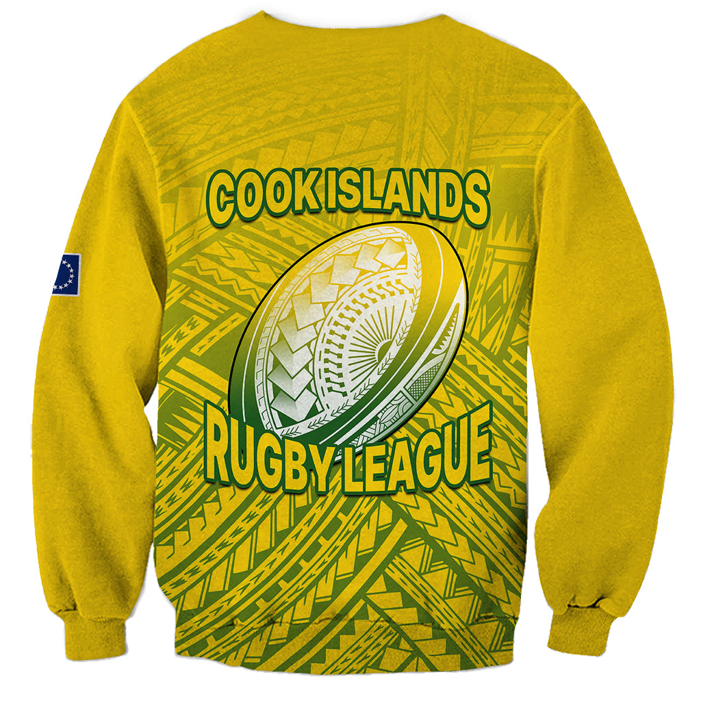 The Kuki's Cook Islands Rugby Sweatshirt Be Unique Vibe Yellow LT9 - Polynesian Pride