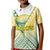 (Custom Text And Number) The Kuki's Cook Islands Rugby Kid Polo Shirt Be Unique Vibe White LT9 Kid White - Polynesian Pride