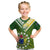 (Custom Text And Number) The Kuki's Cook Islands Rugby Kid T Shirt Be Unique Vibe Green LT9 Green - Polynesian Pride