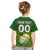 (Custom Text And Number) The Kuki's Cook Islands Rugby Kid T Shirt Be Unique Vibe Green LT9 - Polynesian Pride