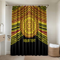 Personalised Tonga Ha apai High School Bathroom Set Ngatu Fonulei Pattern - Polynesian Pride