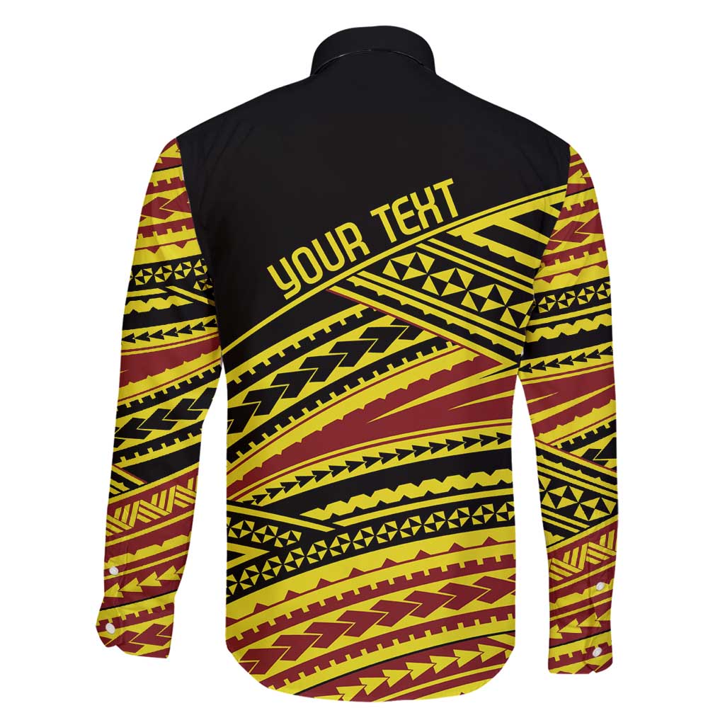 Personalised Tonga Ha apai High School Family Matching Off Shoulder Maxi Dress and Hawaiian Shirt Ngatu Fonulei Pattern