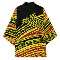 Personalised Tonga Ha apai High School Kimono Ngatu Fonulei Pattern - Polynesian Pride