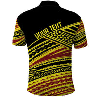 Personalised Tonga Ha apai High School Polo Shirt Ngatu Fonulei Pattern LT9 - Polynesian Pride