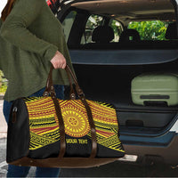 Personalised Tonga Ha apai High School Travel Bag Ngatu Fonulei Pattern - Polynesian Pride