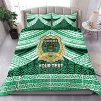 Personalised Tonga Saineha High School Bedding Set Polynesian Ngatu Tribal