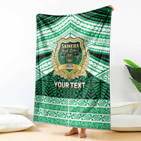 Personalised Tonga Saineha High School Blanket Polynesian Ngatu Tribal