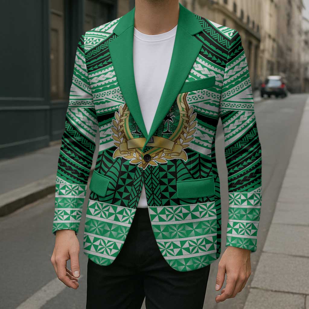 Personalised Tonga Saineha High School Blazer Polynesian Ngatu Tribal LT9 - Polynesian Pride