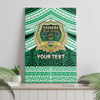 Personalised Tonga Saineha High School Canvas Wall Art Polynesian Ngatu Tribal