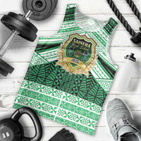 Personalised Tonga Saineha High School Men Tank Top Polynesian Ngatu Tribal