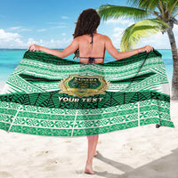 Personalised Tonga Saineha High School Sarong Polynesian Ngatu Tribal