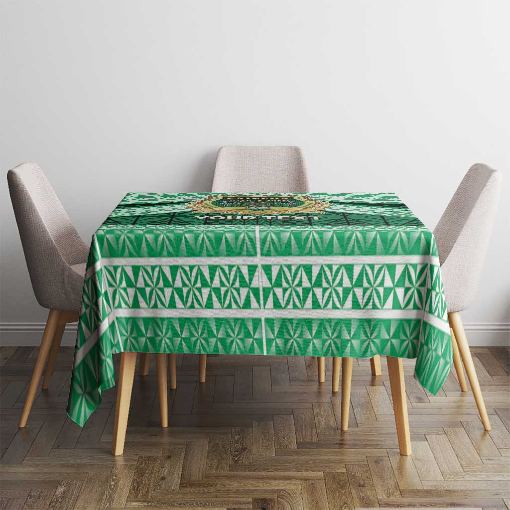 Personalised Tonga Saineha High School Tablecloth Polynesian Ngatu Tribal