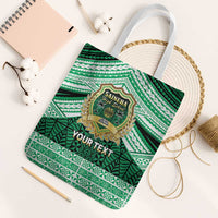 Personalised Tonga Saineha High School Tote Bag Polynesian Ngatu Tribal - Polynesian Pride