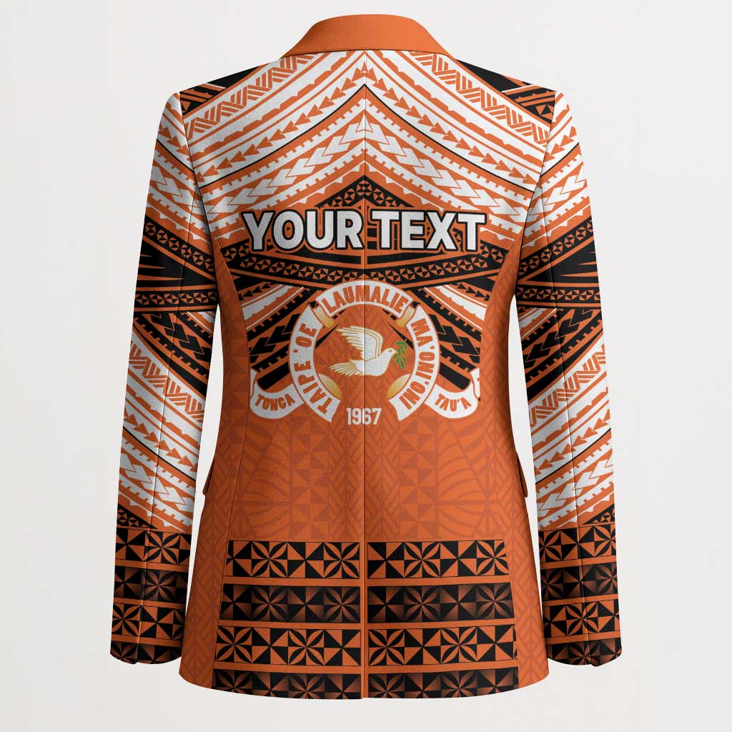 Personalised Tonga Tailulu College Blazer Polynesian Ngatu Tribal LT9 - Polynesian Pride