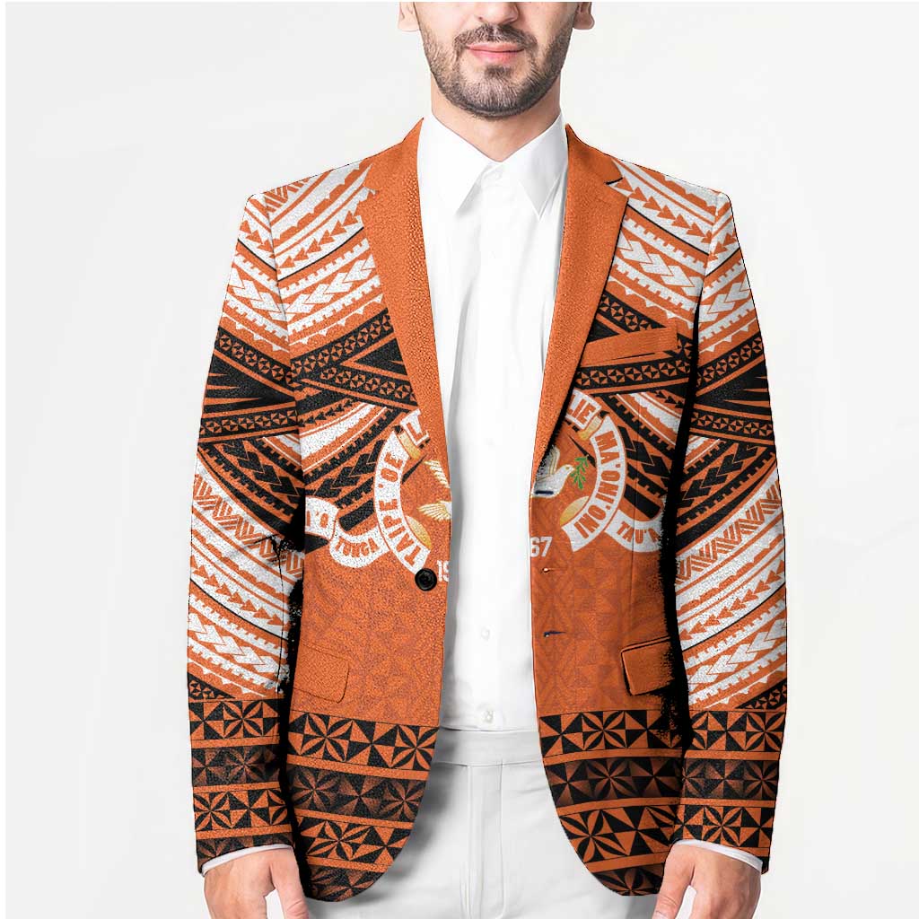 Personalised Tonga Tailulu College Blazer Polynesian Ngatu Tribal LT9 - Polynesian Pride