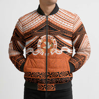 Personalised Tonga Tailulu College Bomber Puffer Jacket Polynesian Ngatu Tribal - Polynesian Pride