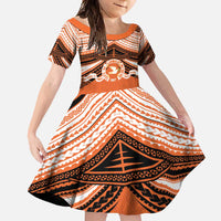 Personalised Tonga Tailulu College Family Matching Short Sleeve Bodycon Dress and Hawaiian Shirt Polynesian Ngatu Tribal