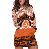 Personalised Tonga Tailulu College Hoodie Dress Polynesian Ngatu Tribal