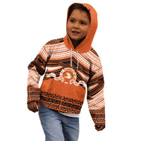 Personalised Tonga Tailulu College Kid Hoodie Polynesian Ngatu Tribal