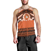 Personalised Tonga Tailulu College Men Tank Top Polynesian Ngatu Tribal