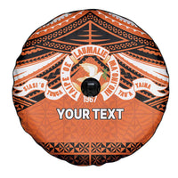 Personalised Tonga Tailulu College Spare Tire Cover Polynesian Ngatu Tribal