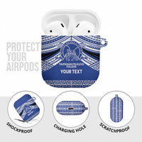Personalised Tonga Taufa'ahau Pilolevu College AirPods Case Polynesian Ngatu Tribal - Polynesian Pride