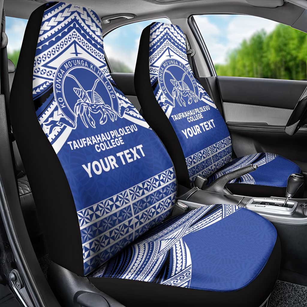 Personalised Tonga Taufa'ahau Pilolevu College Car Seat Cover Polynesian Ngatu Tribal LT9 - Polynesian Pride