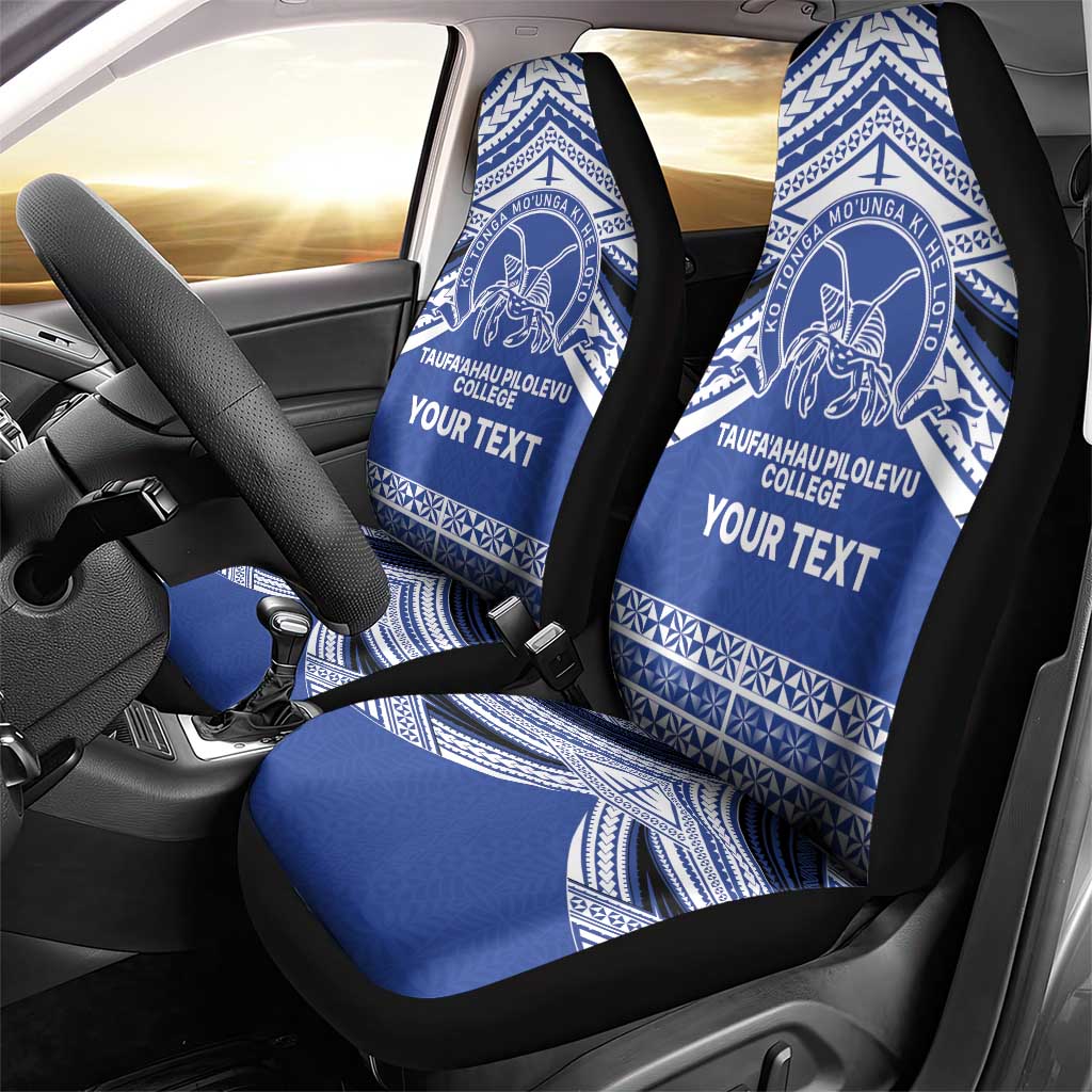 Personalised Tonga Taufa'ahau Pilolevu College Car Seat Cover Polynesian Ngatu Tribal LT9 - Polynesian Pride