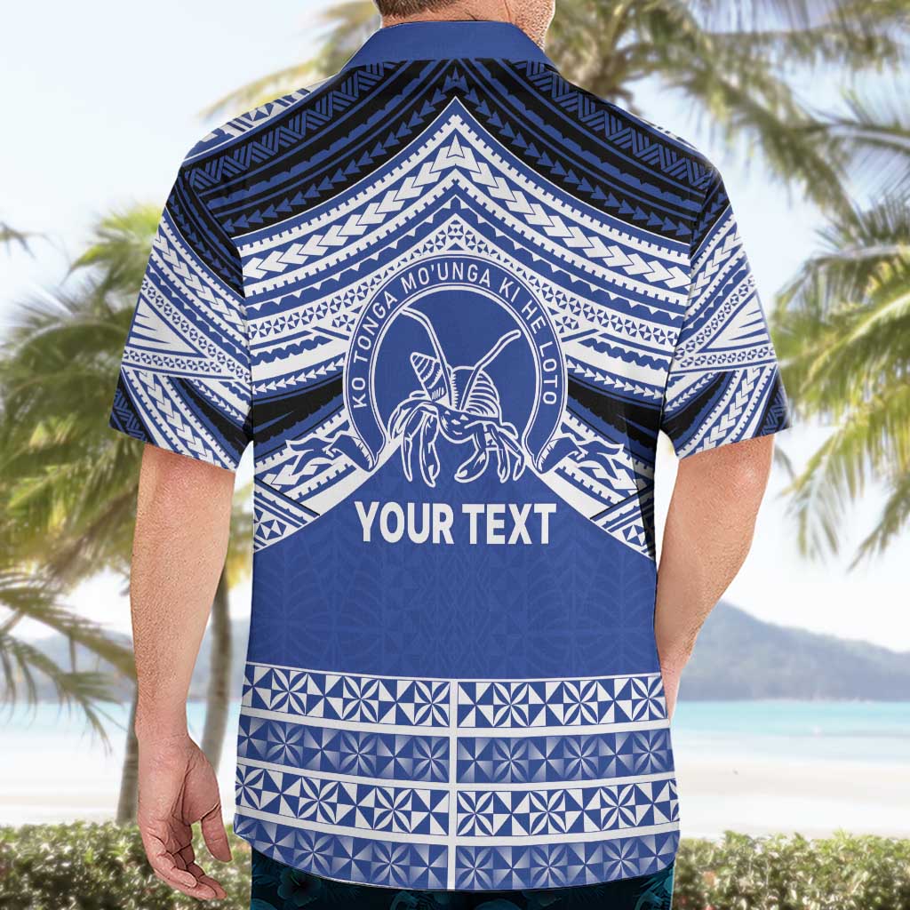 Personalised Tonga Taufa'ahau Pilolevu College Hawaiian Shirt Polynesian Ngatu Tribal