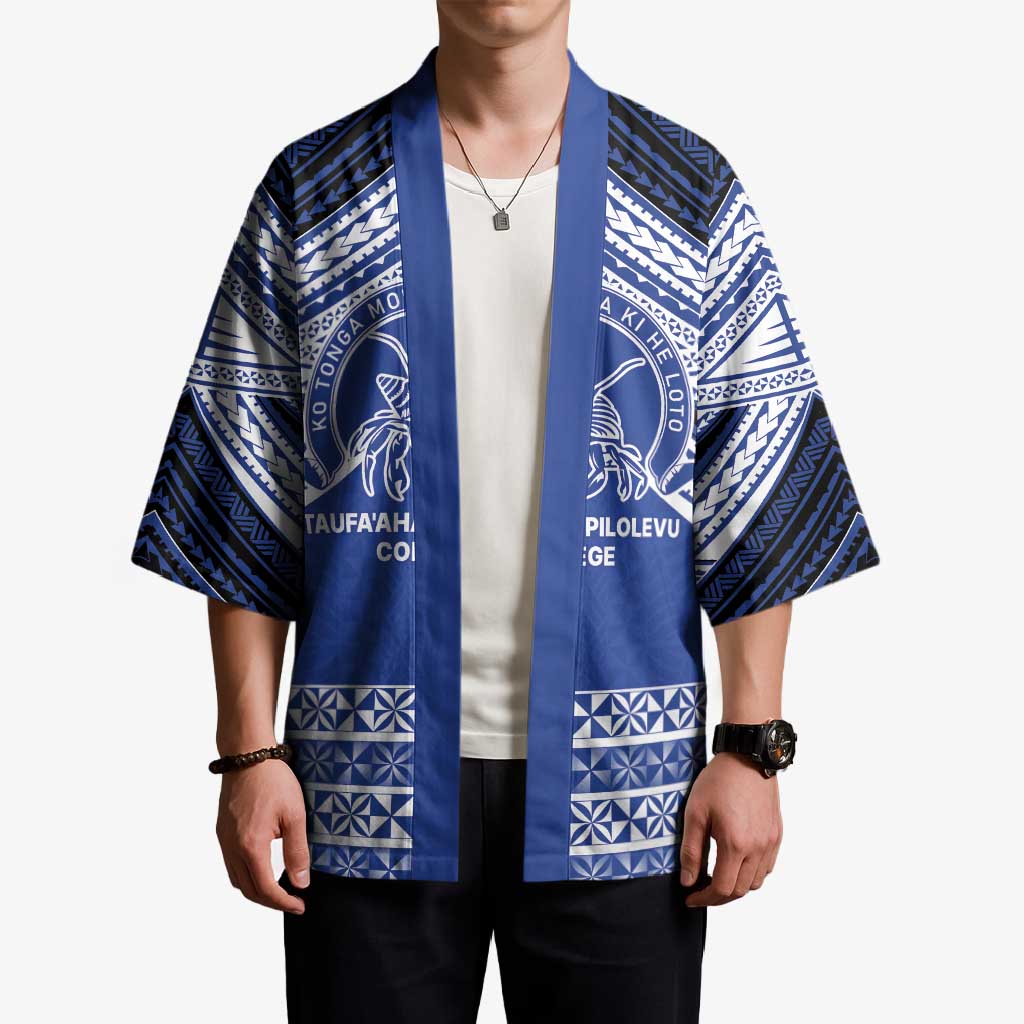 Personalised Tonga Taufa'ahau Pilolevu College Kimono Polynesian Ngatu Tribal - Polynesian Pride