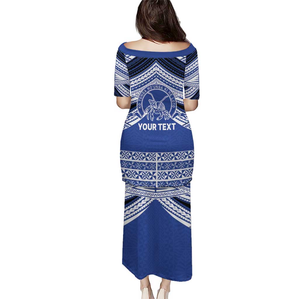 Personalised Tonga Taufa'ahau Pilolevu College Puletasi Polynesian Ngatu Tribal