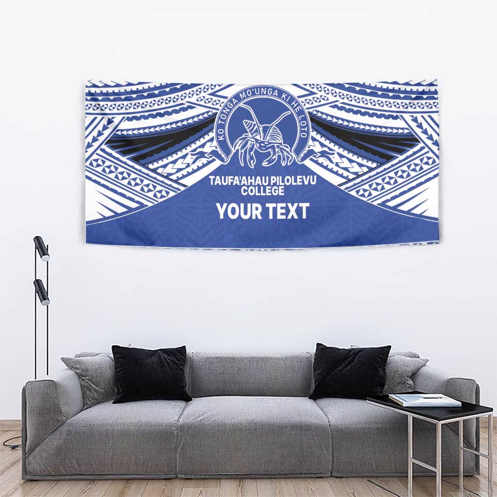 Personalised Tonga Taufa'ahau Pilolevu College Tapestry Polynesian Ngatu Tribal