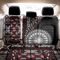 Red Tongan Ngatu Fonulei Pattern Back Car Seat Cover
