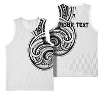 Hawaii and Japanese Culture Personalised Basketball Jersey With Polynesian Tribal Tattoo Style LT9 - Polynesian Pride
