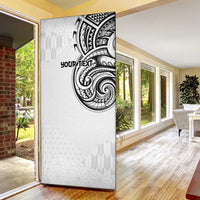 Hawaii and Japanese Culture Personalised Door Cover With Polynesian Tribal Tattoo Style - Polynesian Pride