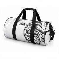 Hawaii and Japanese Culture Personalised Duffle Bag With Polynesian Tribal Tattoo Style