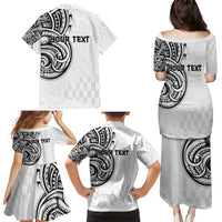 Hawaii and Japanese Culture Personalised Family Matching Puletasi and Hawaiian Shirt With Polynesian Tribal Tattoo Style LT9 - Polynesian Pride
